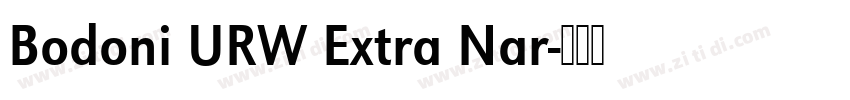 Bodoni URW Extra Nar字体转换